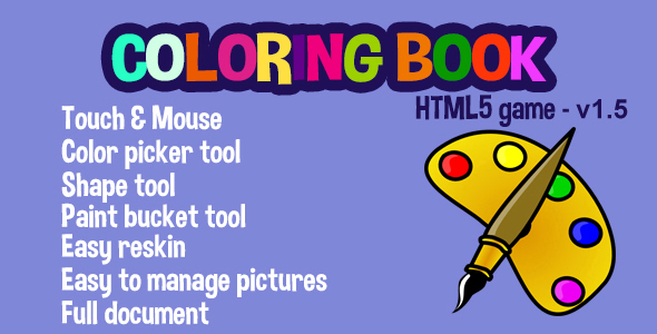 Customizable Coloring Book v1.5 &raquo; Premium Scripts, Plugins &amp; Mobile