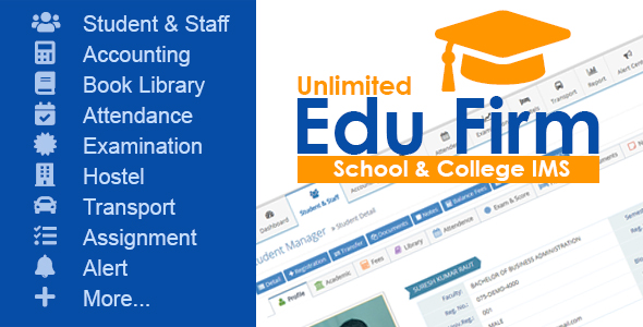 Unlimited Edu Firm School & College Information Management System &raquo; Premium Scripts, Plugins &amp; Mobile