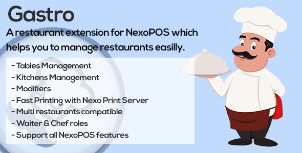 Gastro v2.4.1 - Restaurant Extension for NexoPOS &raquo; Premium Scripts, Plugins &amp; Mobile
