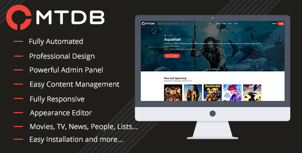 MTDb v3.1.1 - Ultimate Movie&TV Database &raquo; Premium Scripts, Plugins &amp; Mobile