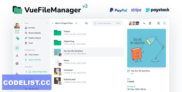 Vue File Manager v2.2.0.2 - Store, Share &amp; Get Files Instantly - nulled &raquo; Premium Scripts, Plugins &amp; Mobile