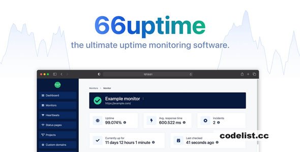 66Uptime v38.0.0 - Uptime &amp; Cronjob Monitoring tool - nulled &raquo; Premium Scripts, Plugins &amp; Mobile