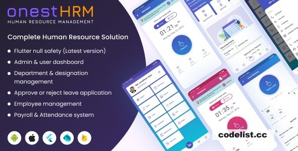 Onest HRM - Human Resource Management System App and Website - 24 january 2023 &raquo; Premium Scripts, Plugins &amp; Mobile