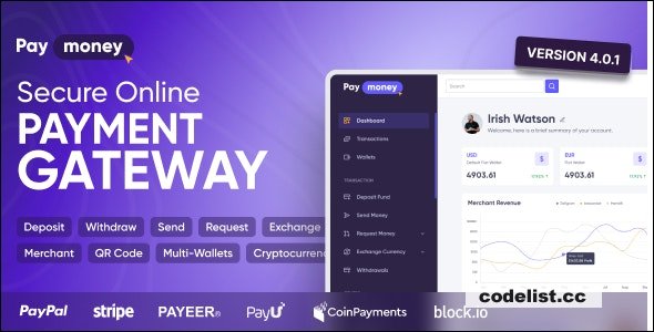 PayMoney v4.3.2 - Secure Online Payment Gateway - nulled » Premium Scripts, Plugins & Mobile