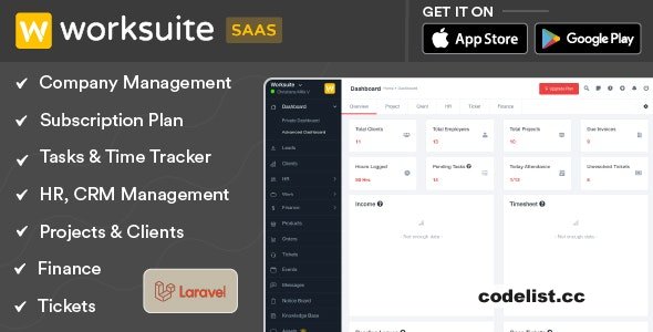 Worksuite Saas v5.4.4 - Project Management System - nulled » Premium Scripts, Plugins & Mobile