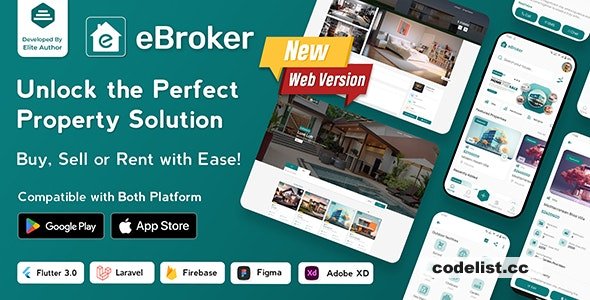 eBroker v1.2.2 - Real Estate Property Buy-Rent-Sell Flutter app with Laravel Admin Panel - nulled &raquo; Premium Scripts, Plugins &amp; Mobile