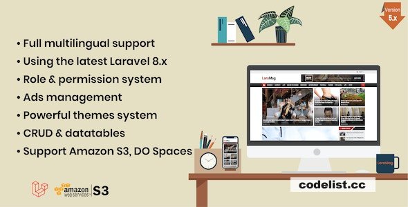 LaraMag v7.4.5 - Laravel News &amp; Magazine Multilingual System - nulled &raquo; Premium Scripts, Plugins &amp; Mobile