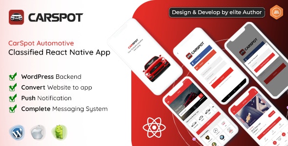 CarSpot v1.9.4 - Dealership Classified React Native App &raquo; Premium Scripts, Plugins &amp; Mobile