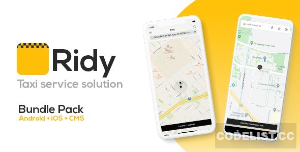 Ridy v3.3.1 - Taxi Application Android & iOS + Dashboard &raquo; Premium Scripts, Plugins &amp; Mobile