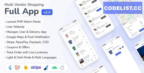 EMall v2.0 - Flutter Shopping Full App &raquo; Premium Scripts, Plugins &amp; Mobile