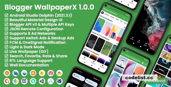 Blogger WallpaperX v1.0.0 - Blogger API v3 &raquo; Premium Scripts, Plugins &amp; Mobile
