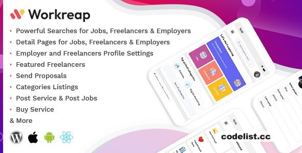 Workreap React Native v2.6 - Android and IOS Mobile APP &raquo; Premium Scripts, Plugins &amp; Mobile