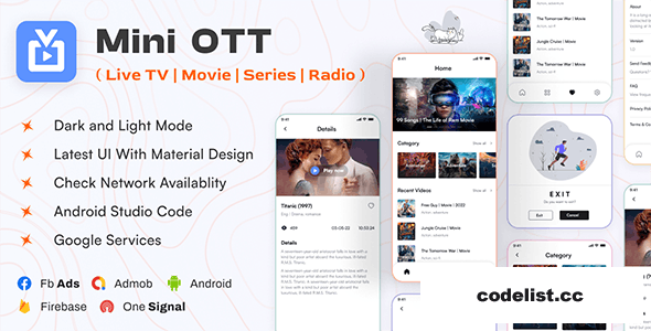 Mini OTT v2.0 - Live TV, Streaming, Movie, Radio &raquo; Premium Scripts, Plugins &amp; Mobile