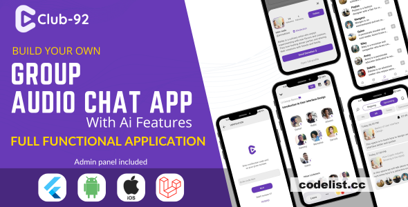 Club-92 v1.0 - A Fully Functional Clubhouse Clone for Voice-Based Social Networking &raquo; Premium Scripts, Plugins &amp; Mobile