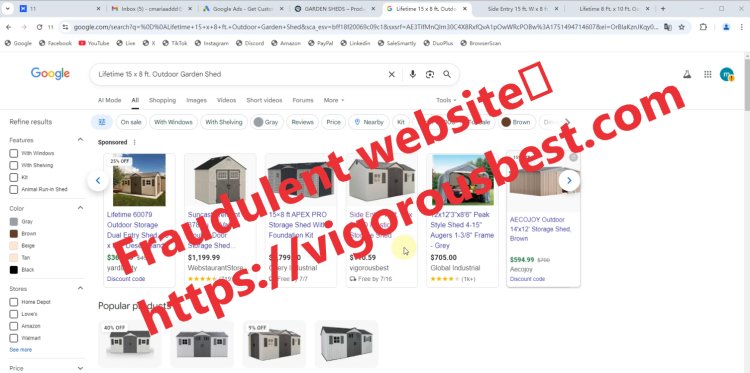 Fraudulent website：https://vigorousbest.com/