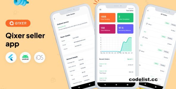 Qixer - Multi-Vendor On demand Service Marketplace Seller App - 8 April 2025 &raquo; Premium Scripts, Plugins &amp; Mobile