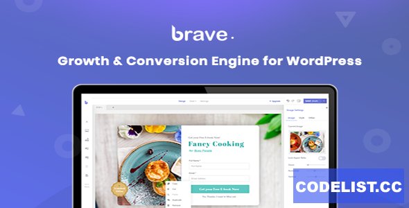 Brave v0.8.0 - Drag n Drop WordPress Popup, Optin, Lead Gen &amp; Survey Builder
