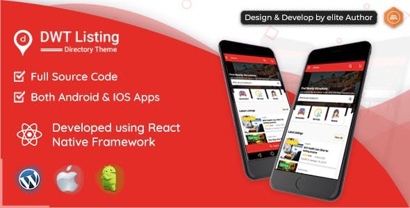 DWT Listing v1.0 - Directory & Listing React Native App