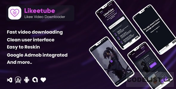 Likeetube v1.0.0 - Likee video downloader no watermark (android)