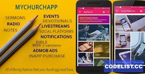 My Church App - Android &amp; IOS Flutter Church Application 30 April 2021