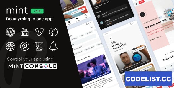 Mint v4.2.0 - WebView &amp; Multi-purpose Android App With Remote Config