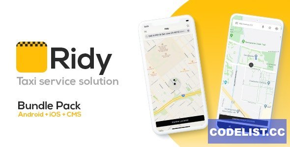 Ridy v4.1.0 - Taxi Application Android &amp; iOS + Dashboard