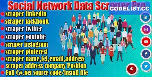 Social Network Data Scraper Pro v7.0.1