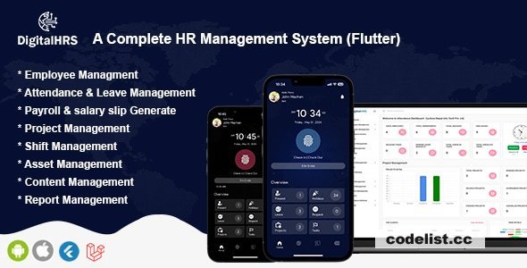 DigitalHR - A Complete HR Management System (Flutter) - 30 January 2025