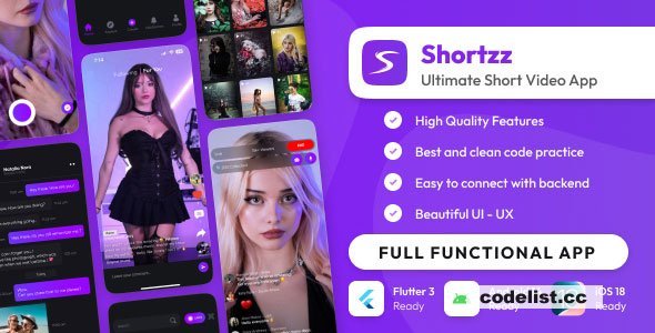 Shortzz - Tiktok Clone - Short Video App Live streaming App - 24 October 2024