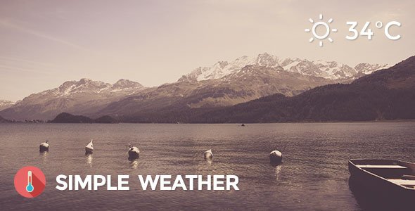 Weather v4.5.1 - Simple WordPress Shortcode &amp; Widget