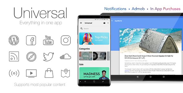 Universal v4.4.4 - Full Multi-Purpose Android App