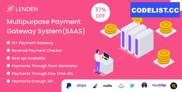 Lenden v1.0 - Multipurpose Payment Gateway System (SAAS)