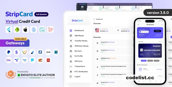 StripCard v3.9.0 - Virtual Credit Card Full Solution - nulled