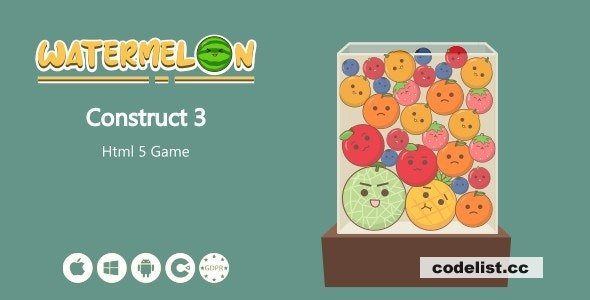Watermelon - HTML5 Game (Construct 3)