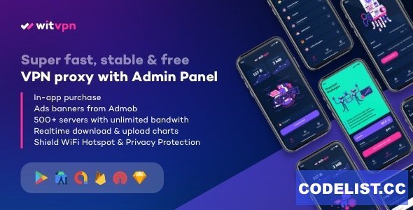 WitVPN v1.1.6 - super fast, secure, stable &amp; free VPN proxy for Android