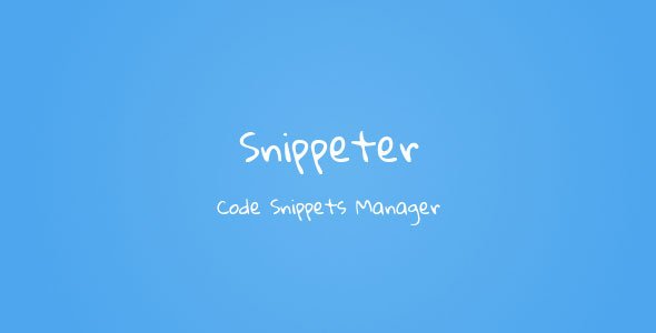 Snippeter - Code Snippets Manager