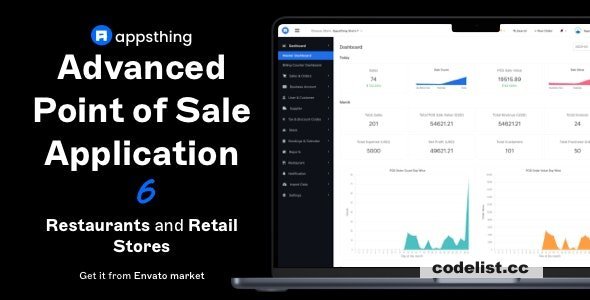 Appsthing POS v6.0 - Multi Store Restaurant &amp; Retail Point of Sale, Billing &amp; Stock Manager Application - nulled