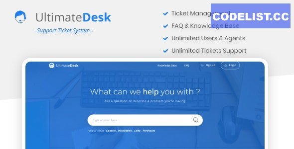 UltimateDesk v1.2 - Support Ticket System with Knowledge Base &amp; FAQ