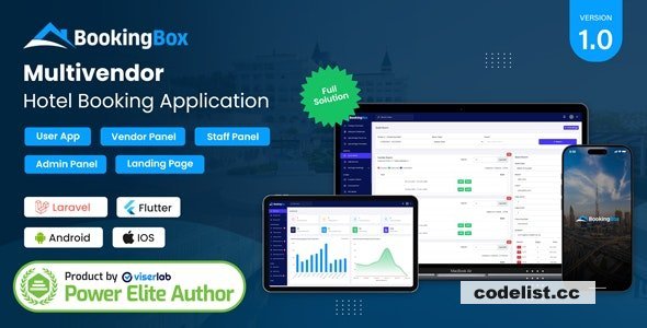 BookingBox v1.0 - Complete MultiVendor Hotel Booking Application SAAS - nulled