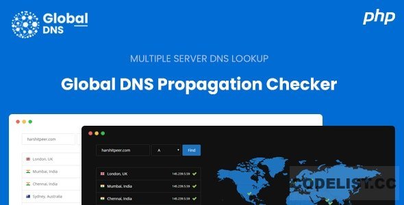 Global DNS v2.8.0 - Multiple Server - DNS Propagation Checker - PHP - nulled