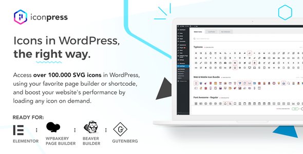IconPress Pro v1.4.7 - Icon Management for WordPress