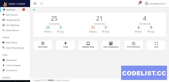 Smart Courier and Logistic Management Application v1.0