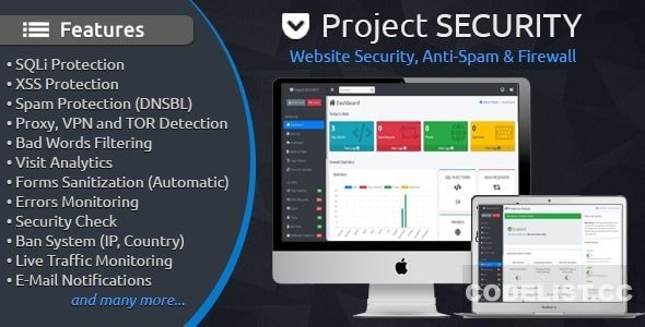 Project SECURITY v5.1.0 – Website Security, Anti-Spam &amp; Firewall