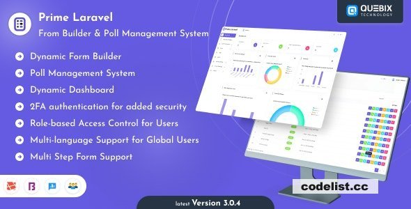 Prime Laravel v3.0.4 - Form Builder &amp; Poll Management System - nulled