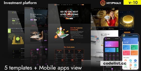 HYIP MAX v10.0 - high yield investment platform - nulled