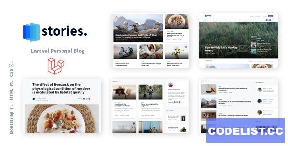 Stories v1.36.6 - Laravel Creative Multilingual Blog