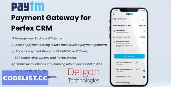 Paytm v1.1 - Payment Gateway Plugin for Perfex CRM