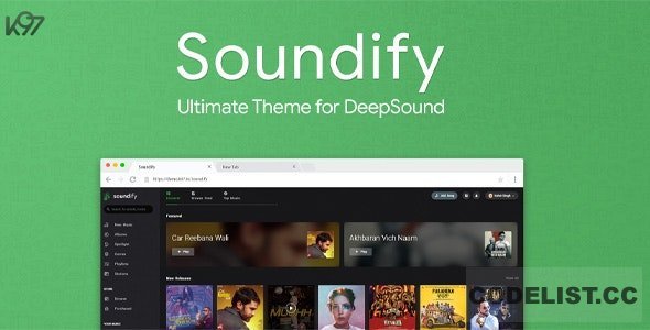Soundify v1.4 - The Ultimate DeepSound Theme