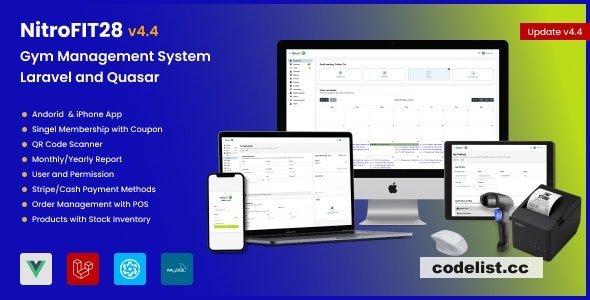 NitroFIT28 v4.5.18 - Fitness &amp; Gym Management System