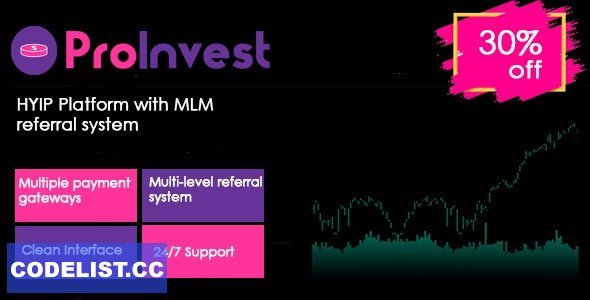 ProInvest v3.7 - CryptoCurrency and Online Investment Platform